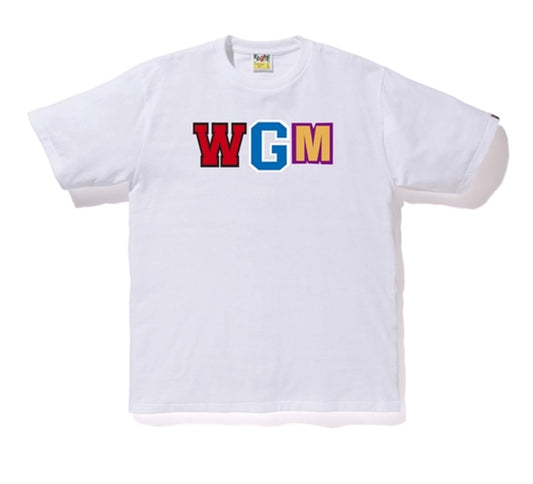 Bape WGM Shark Tee White