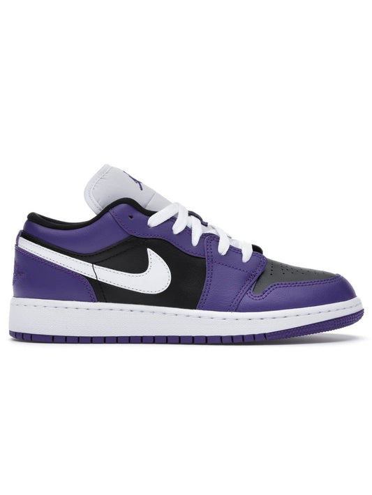 Jordan 1 Low Court Purple Black (GS)