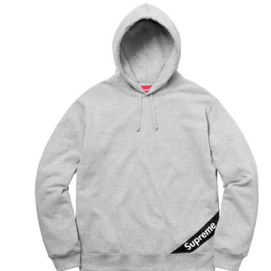 Supreme Corner Label Hoodie (Grey)