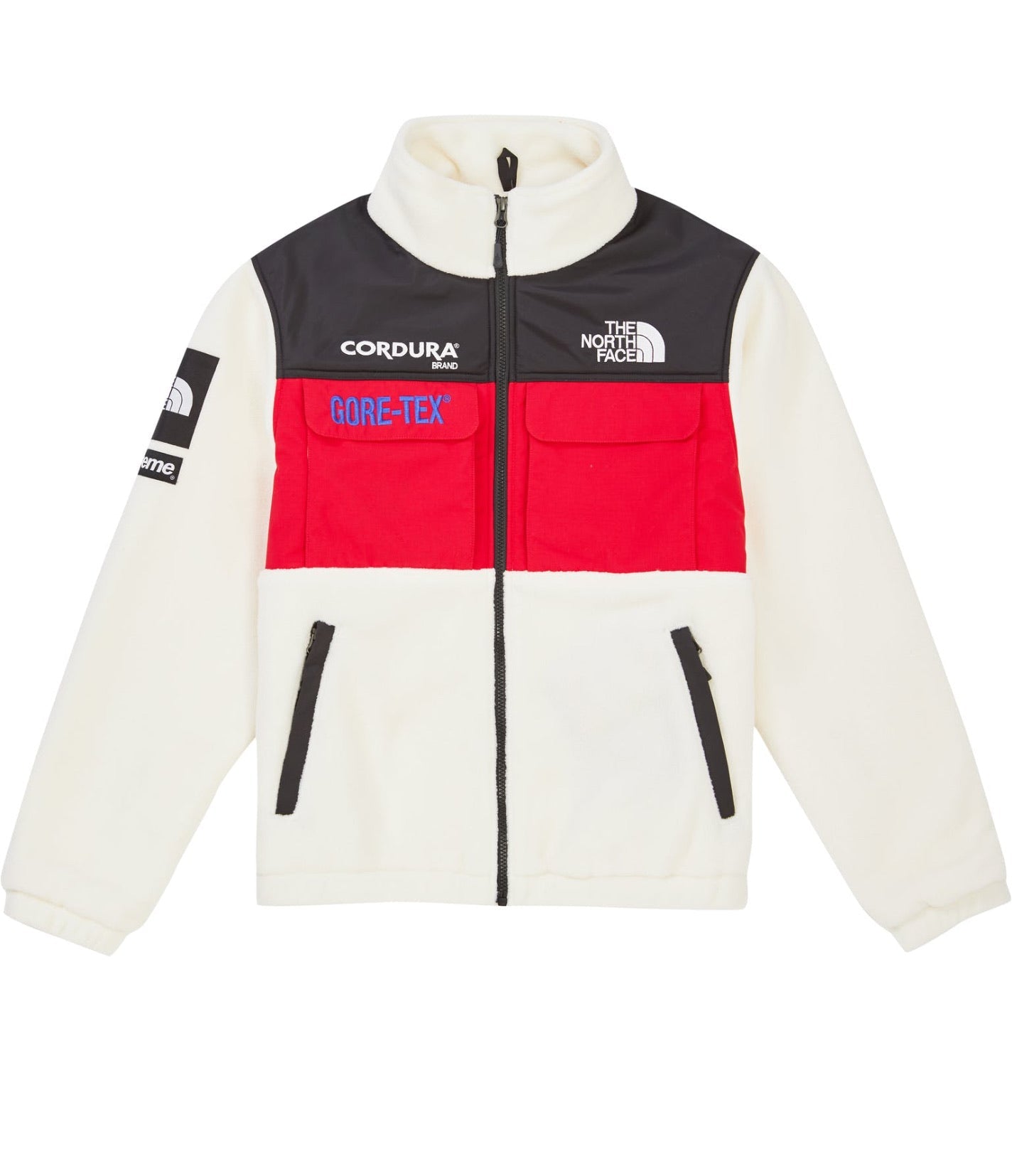 Supreme The North Face Expedition Fleece (FW18) Jacket White