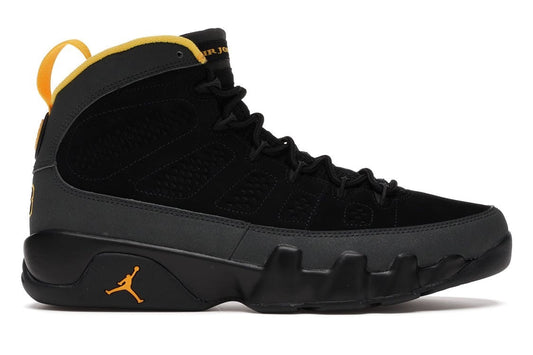 Jordan 9 Retro Dark Charcoal University Gold