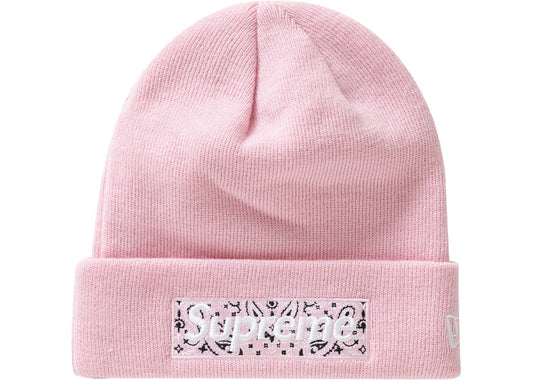 Supreme New Era Box Logo Beanie (FW19) Pink