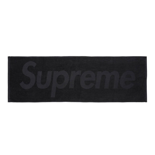 Supreme Terry Logo Hand Towel (Black)