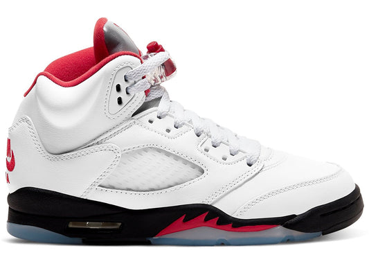Jordan 5 Retro Fire Red Silver Tongue 2020 (GS)