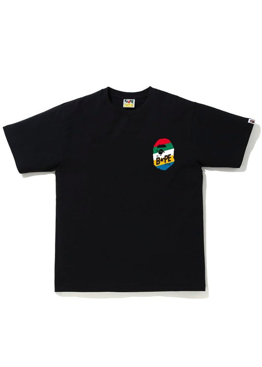 Bape Multi Color Sta Logo (Black)