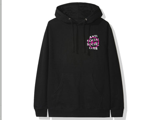 Anti Social Social Club x Fragment Pink Bolt Hoodie
