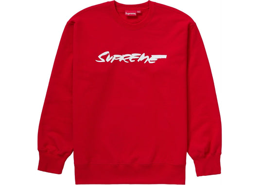 Supreme Futura Logo Crewneck (Red)