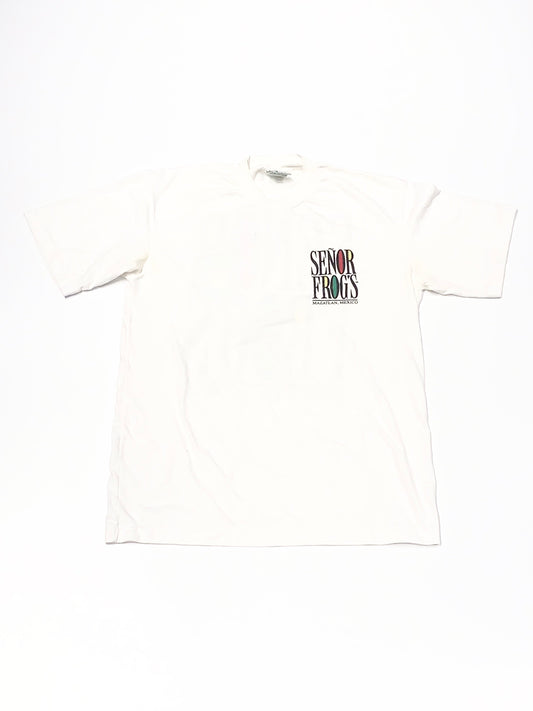 Vintage Señor Frogs Tee White