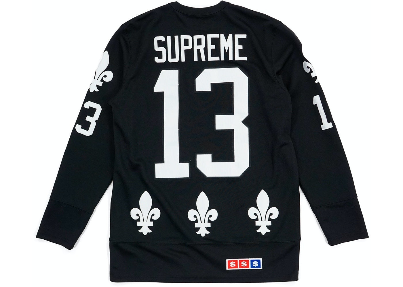 Supreme Fleur De Lis Hockey Jersey Black
