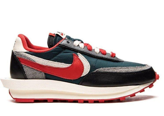 Nike LD Waffle sacai Undercover Midnight Spruce University Red