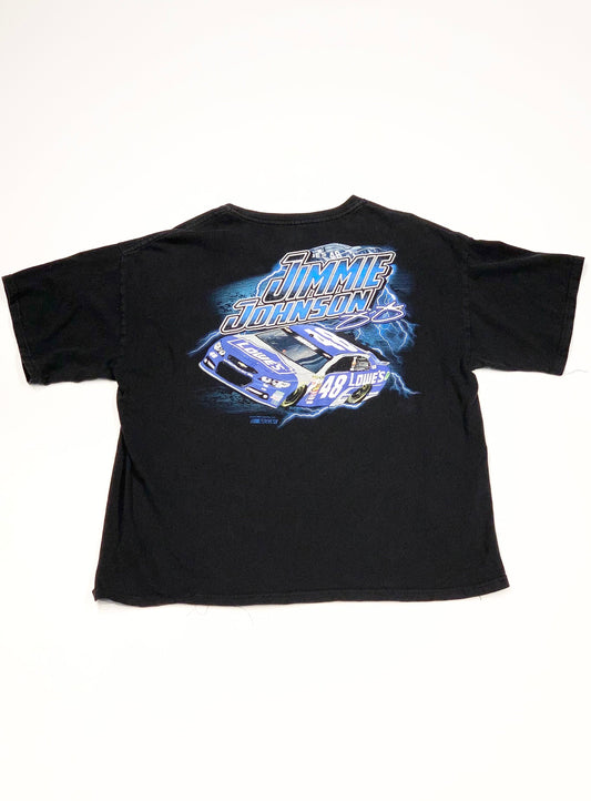Vintage Jimmie Johnson Nascar Tee Black/Blue