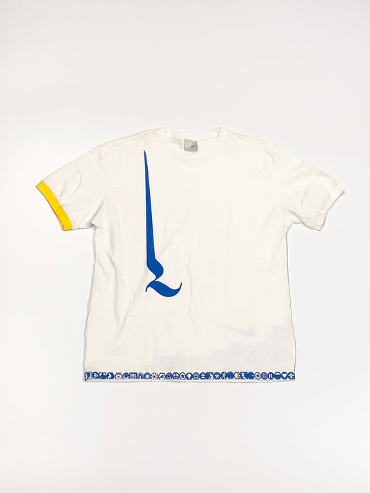 Vintage Nike Tee White/Blue/Yellow