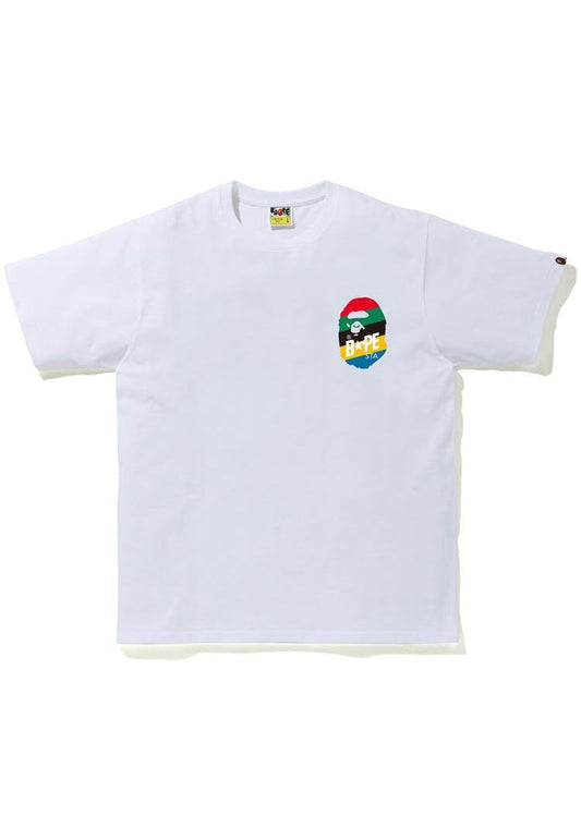 Bape Multi Color Sta Logo (White)