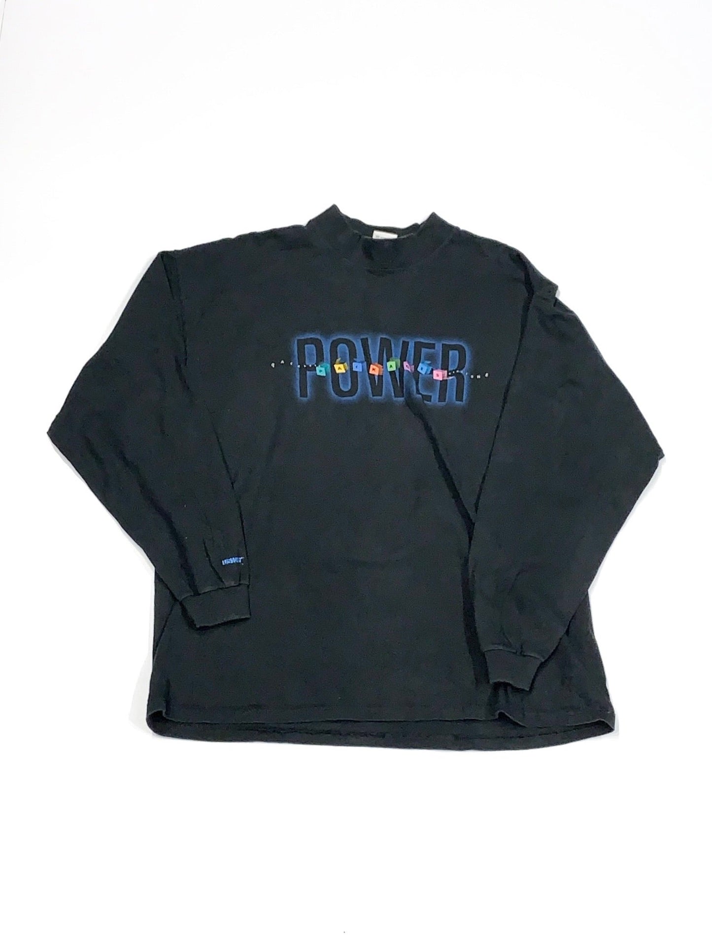 Vintage Power Crewneck Black