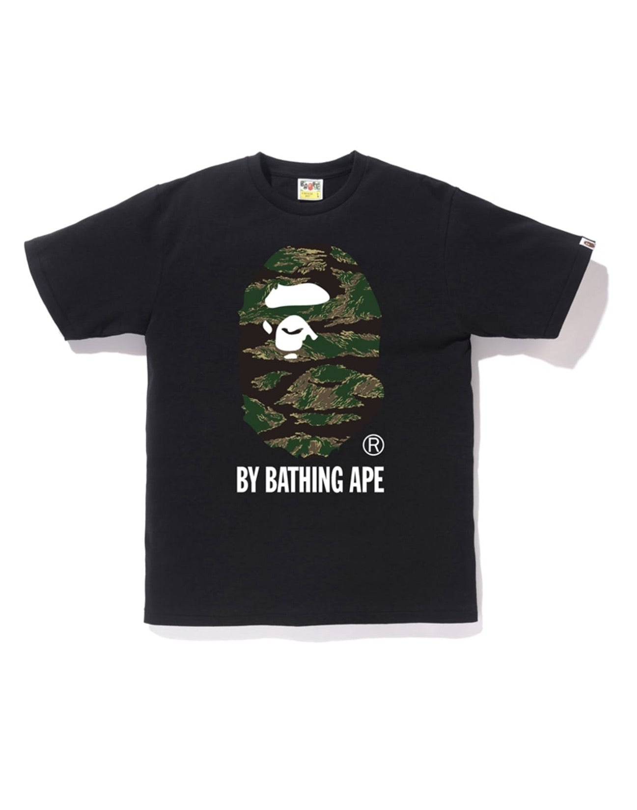 BAPE Tiger Camo By Bathing Ape Tee Black