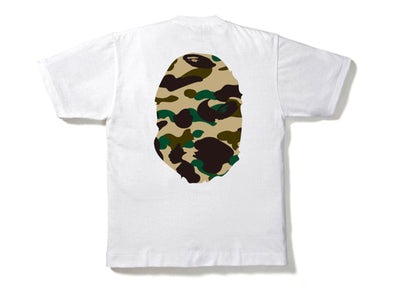 BAPE 1st Camo Big Ape Head Tee White/Yellow