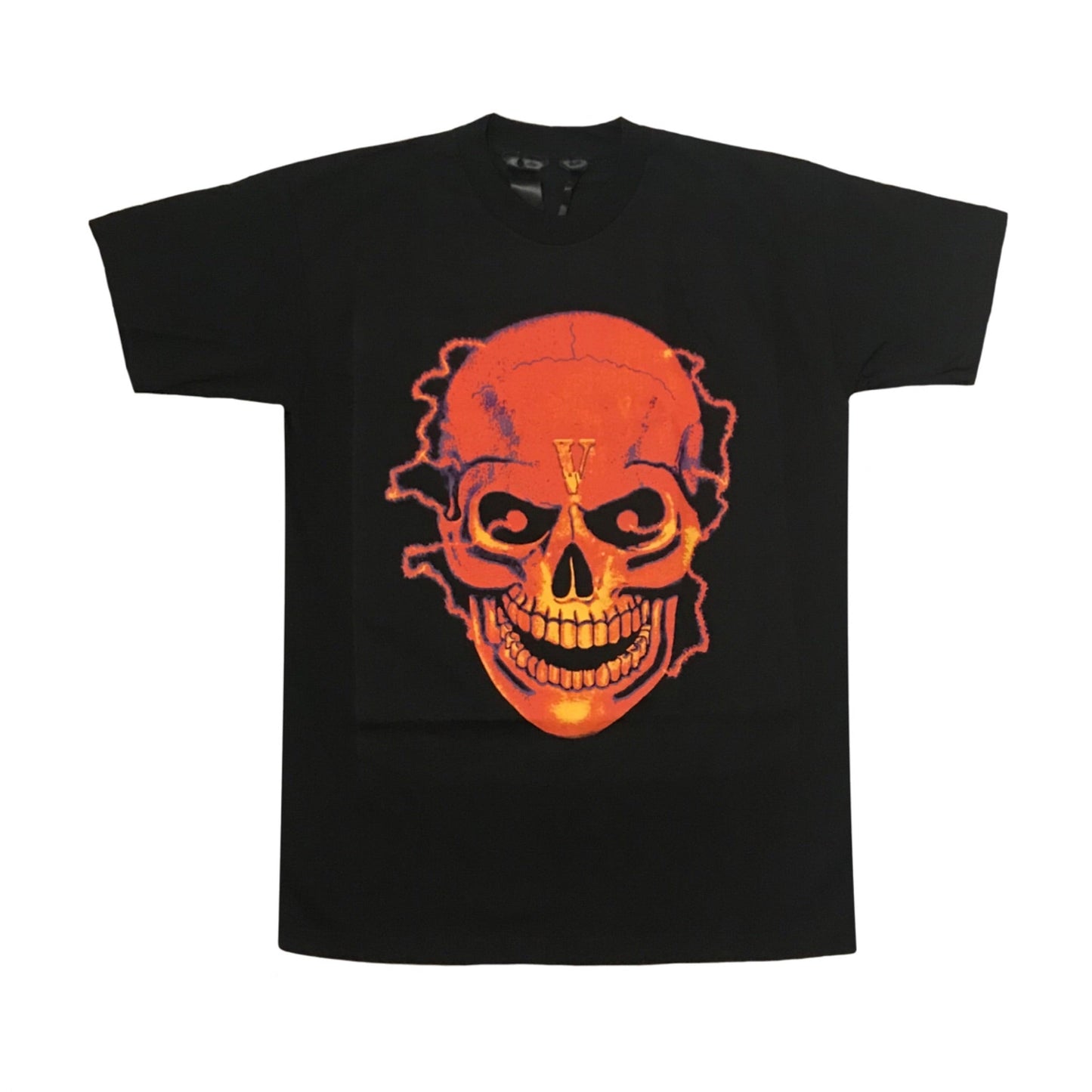 Vlone Black Shocker Skull Tee