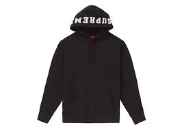 Supreme Felt Hooded Sweatshirt