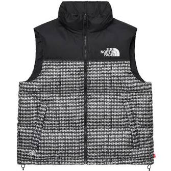 Supreme The North Face Studded Nuptse Vest Black