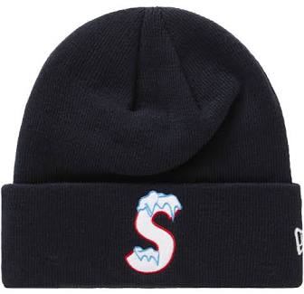 Supreme New Era S Logo Beanie (FW20) Navy