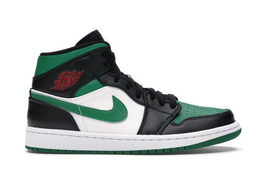 Jordan 1 Mid Green Toe