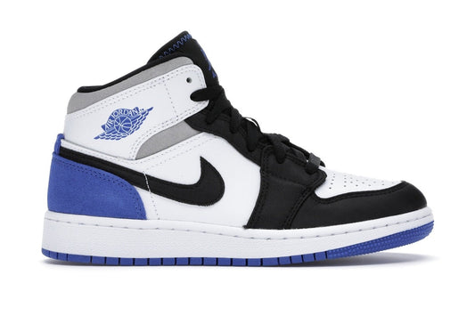 Jordan 1 Mid SE White Black Royal (GS)