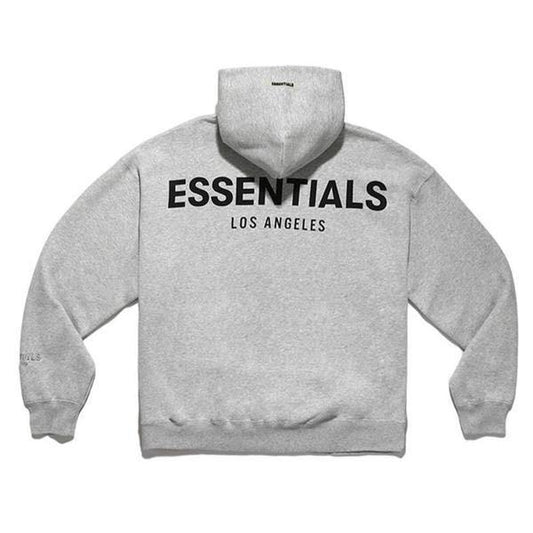 FEAR OF GOD Essentials Logo Pullover Hoodie (SS19) Grey