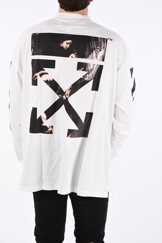 Off White Caravaggio Arrow Over Mockneck White