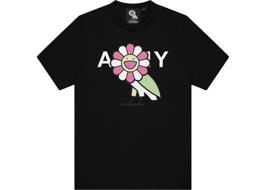 Takashi Murakami x OVO Surplus Flower Owl Tee Black