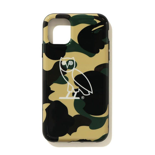 BAPE x OVO 1st Camo Iphone 11 Pro case Yellow
