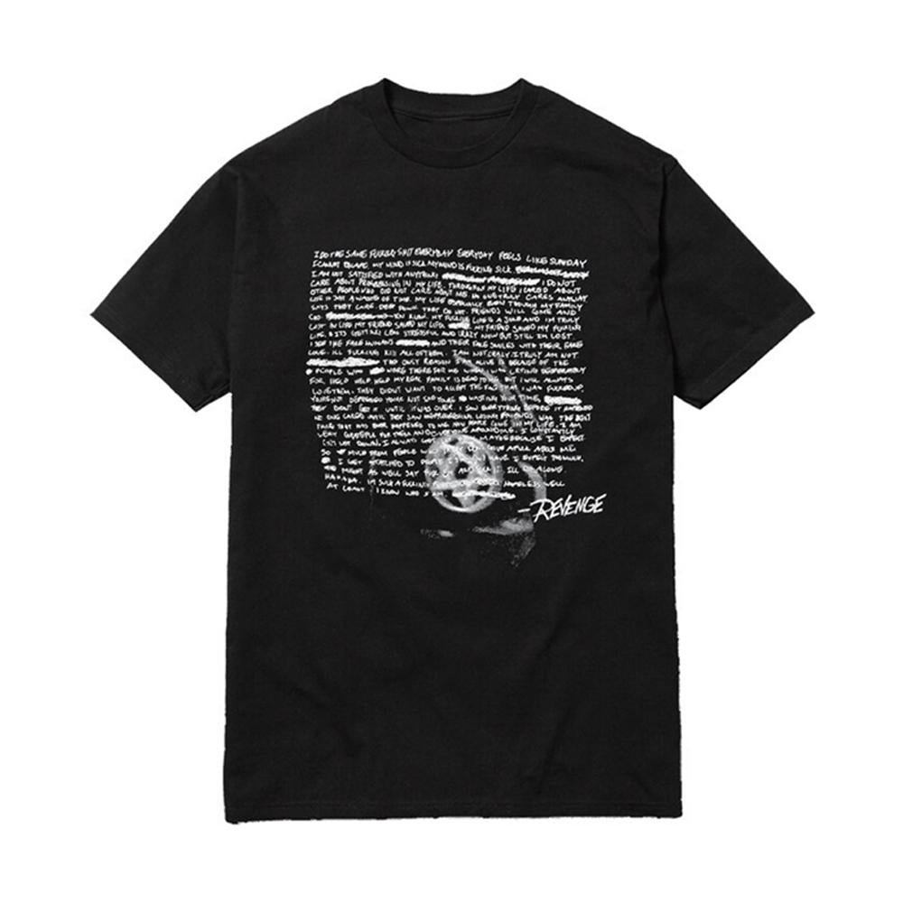 REVENGE GALLERY NOTE TEE BLACK