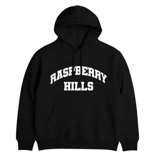 raspberry hills hoodie black