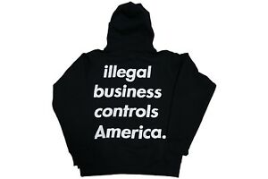 Supreme Illegal Business Hooded Sweatshirt Black