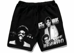 The Weeknd x P4K x Awge After Hours 001 Sweatshort Black