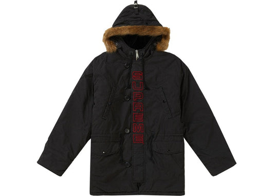 Supreme Spellout N-3B Parka Black