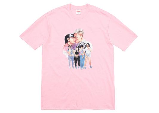 Supreme Kiss Tee Light Pink