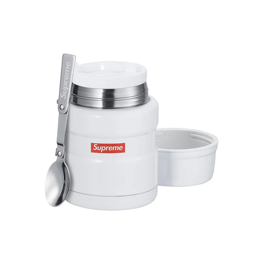 Supreme Thermos Stainless King Food Jar and Spoon White