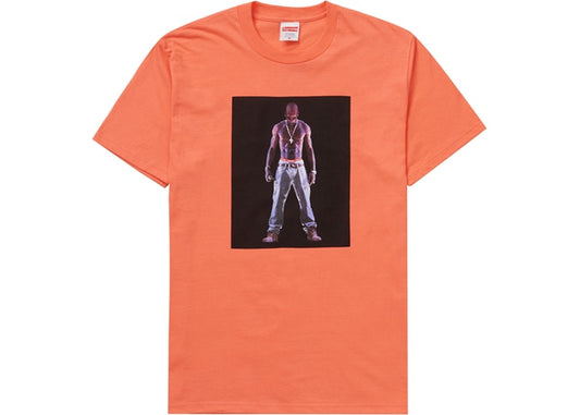 Supreme Tupac Hologram Tee Neon Orange